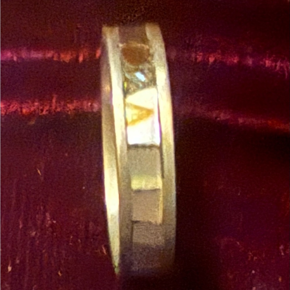 Abalone Shell Silver Ring - Size 6.5 - image 2